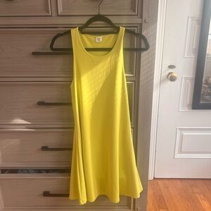 Sunday Best Vibrant Yellow green Mini Dress